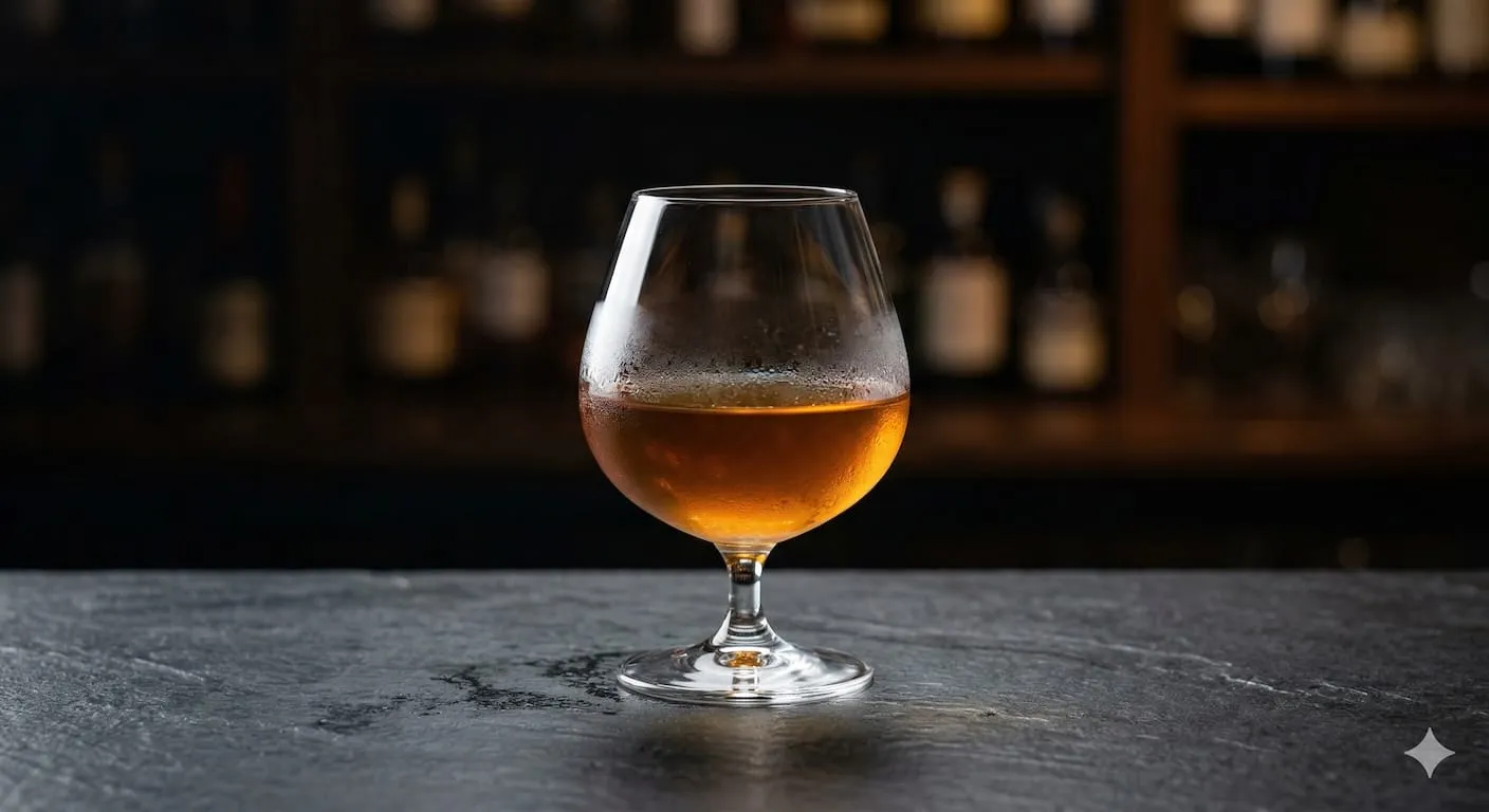 A beautiful B & B cocktail